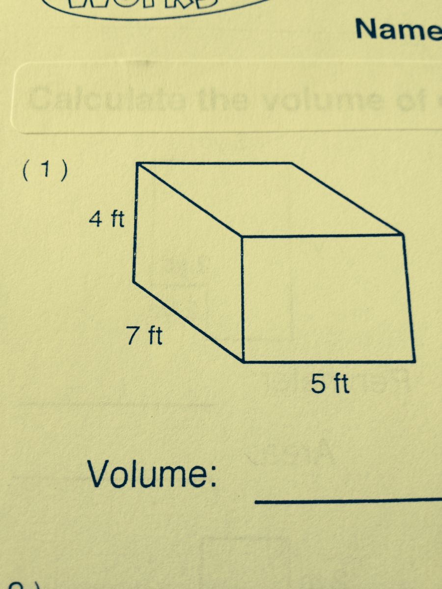 Volume Of Rectangular Prisms